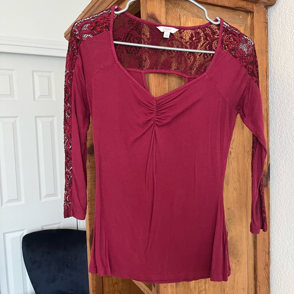 Maroon Candies top